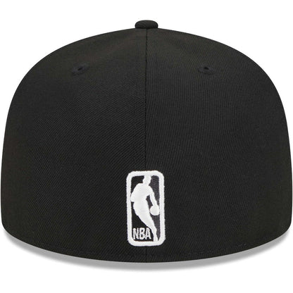 Brooklyn Nets Checkerboard UV 59FIFTY Fitted Hat - Black | New Era online