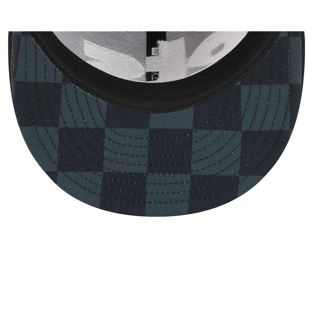 Brooklyn Nets Checkerboard UV 59FIFTY Fitted Hat - Black | New Era online