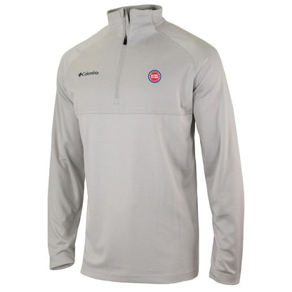Detroit Pistons Omni-Wick Rockin' It Quarter-Zip Pullover Top sale - Heather Gray | Columbia online