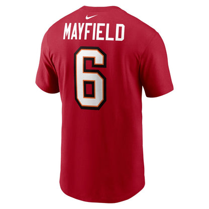 Baker Mayfield Tampa Bay Buccaneers Player Name & Number T-Shirt - Red | Nike discount