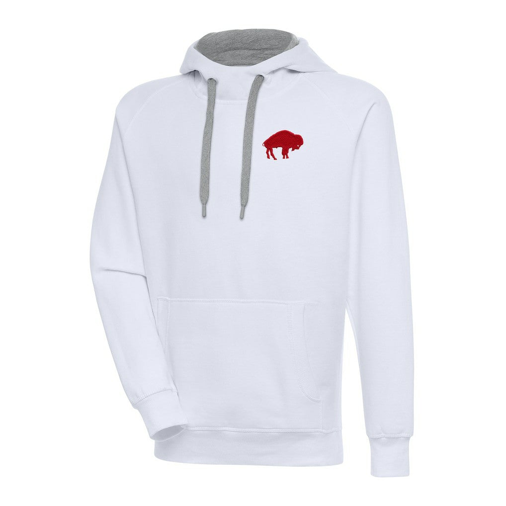 Buffalo Bills Adult Throwback Logo Victory Pullover Hoodie - White online