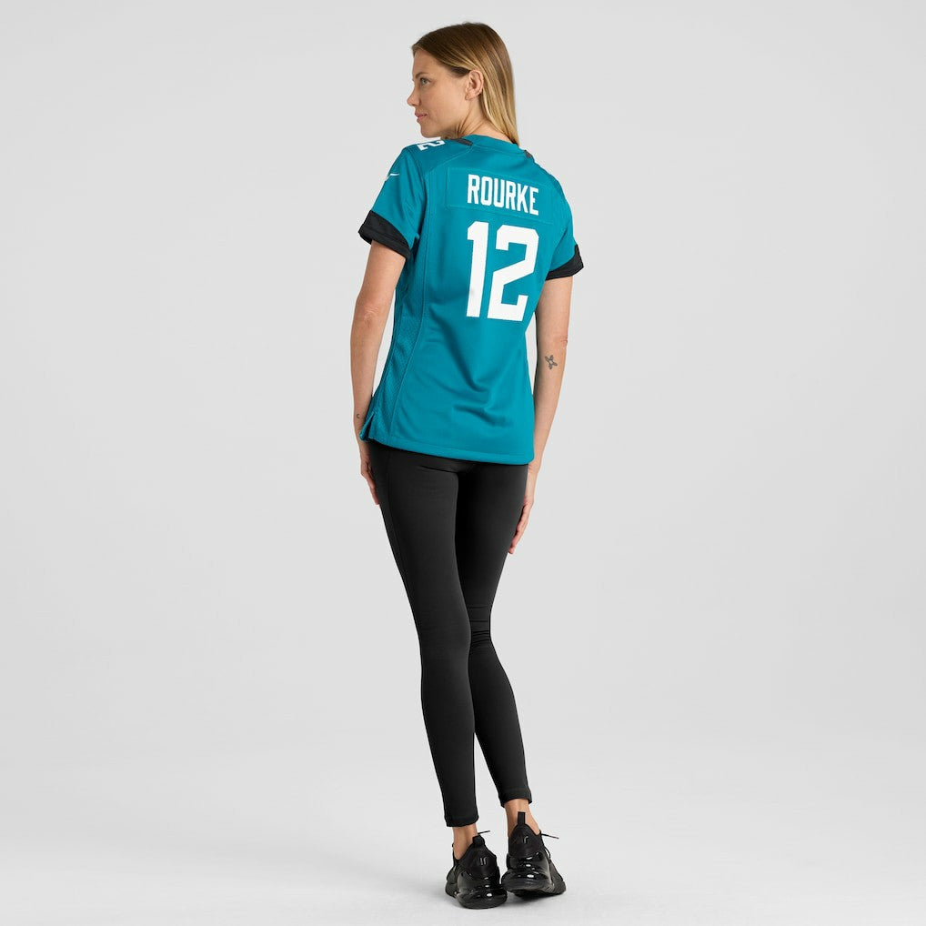 Nathan Rourke Jacksonville Jaguars Women's Team Game Jersey - Teal | Nike online