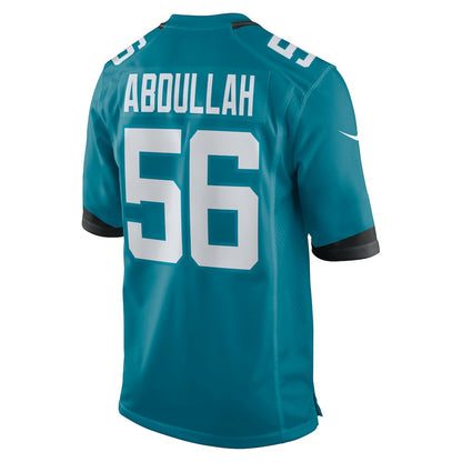 Yasir Abdullah Jacksonville Jaguars Team Game Jersey - Teal | Nike for sale