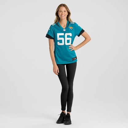 Yasir Abdullah Jacksonville Jaguars Women's Team Game Jersey - Teal | Nike discount