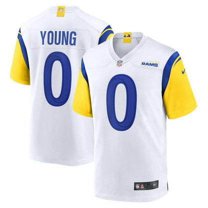 Byron Young Los Angeles Rams Team Game Jersey - White | Nike for sale