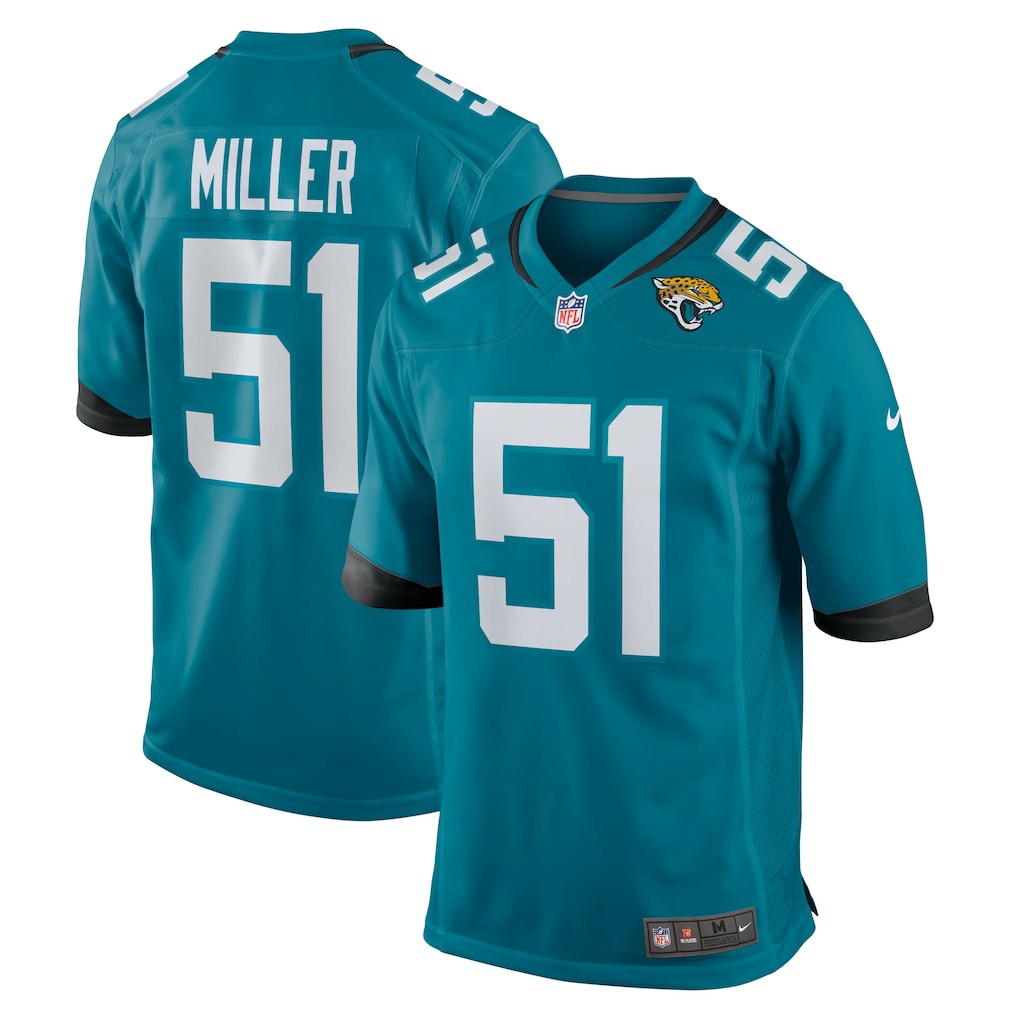 Ventrell Miller Jacksonville Jaguars Game Jersey - Teal | Nike discount