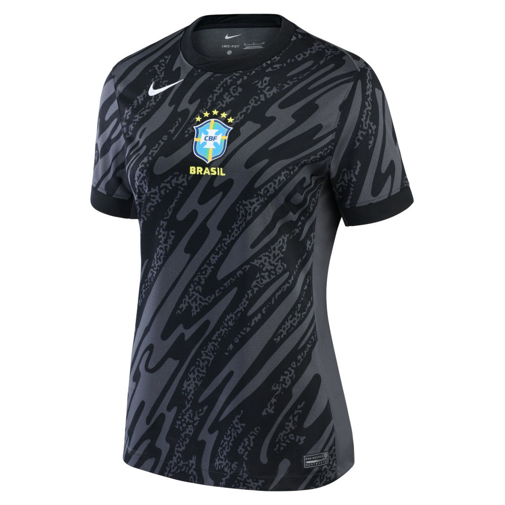 Brazil National Team Women's 2024 Goalkeeper Replica Stadium Jersey - Anthracite | Nike discount