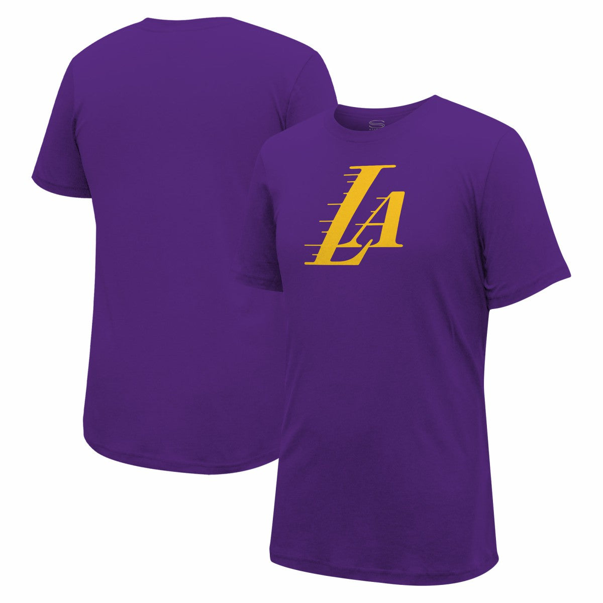 Los Angeles Lakers Stadium Essentials Unisex Primary Logo T-Shirt - Purple for sale