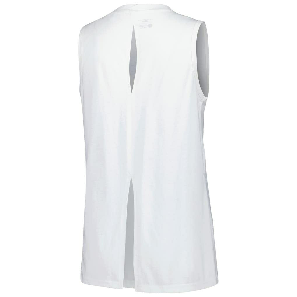 Dallas Mavericks Levelwear Women's Paisley Peekaboo Tank Top sale - White shop
