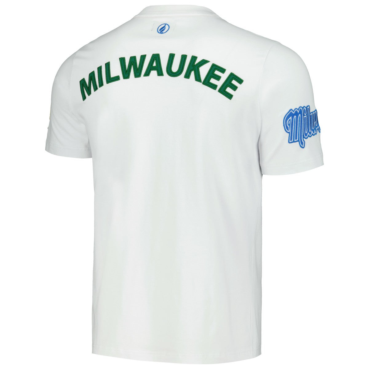 Milwaukee Bucks FISLL Unisex Heritage Crest T-Shirt - White shop