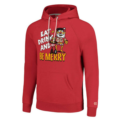Kansas City Chiefs Homage Unisex Holiday Raglan Tri-Blend Pullover Hoodie - Red outlet