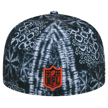 Cincinnati Bengals New Era Shibori 59FIFTY Fitted Hat - Black cheap