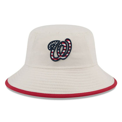 Washington Nationals 2024 Fourth of July Bucket Hat - Khaki | New Era