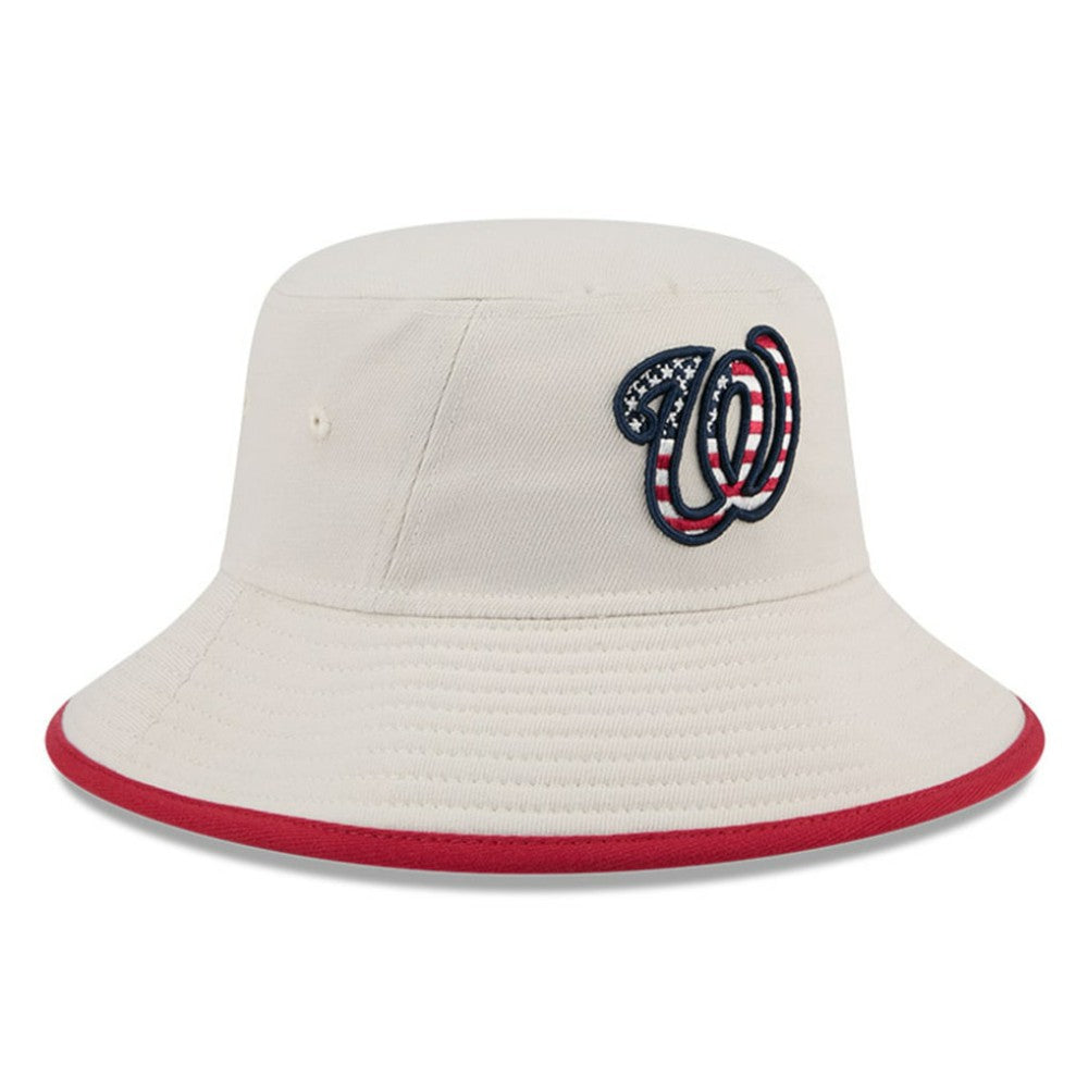 Washington Nationals 2024 Fourth of July Bucket Hat - Khaki | New Era