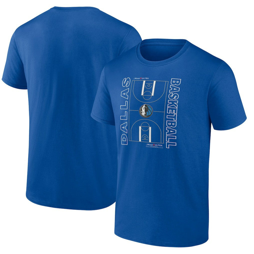 Dallas Mavericks Michelob Ultra Full Court T-Shirt - Blue for sale
