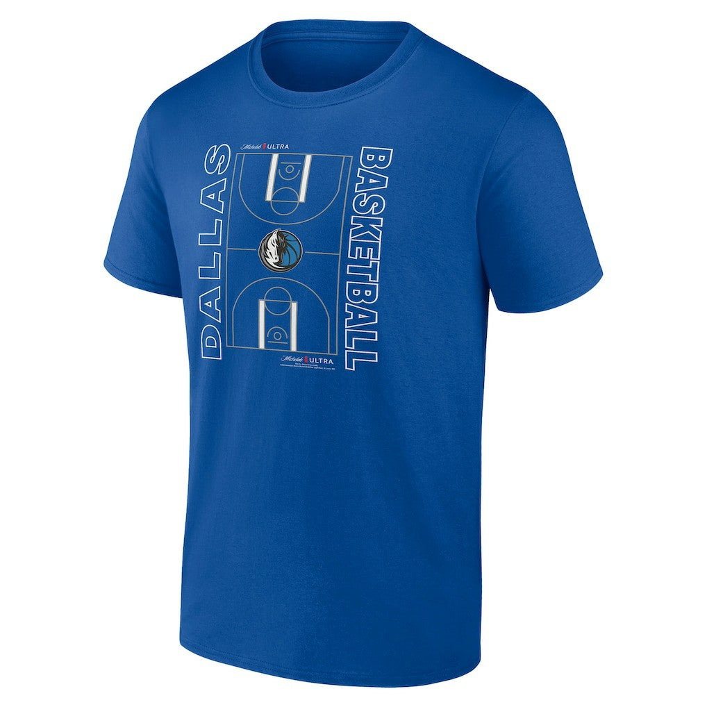 Dallas Mavericks Michelob Ultra Full Court T-Shirt - Blue for sale