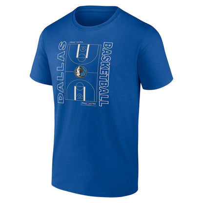 Dallas Mavericks Michelob Ultra Full Court T-Shirt - Blue for sale