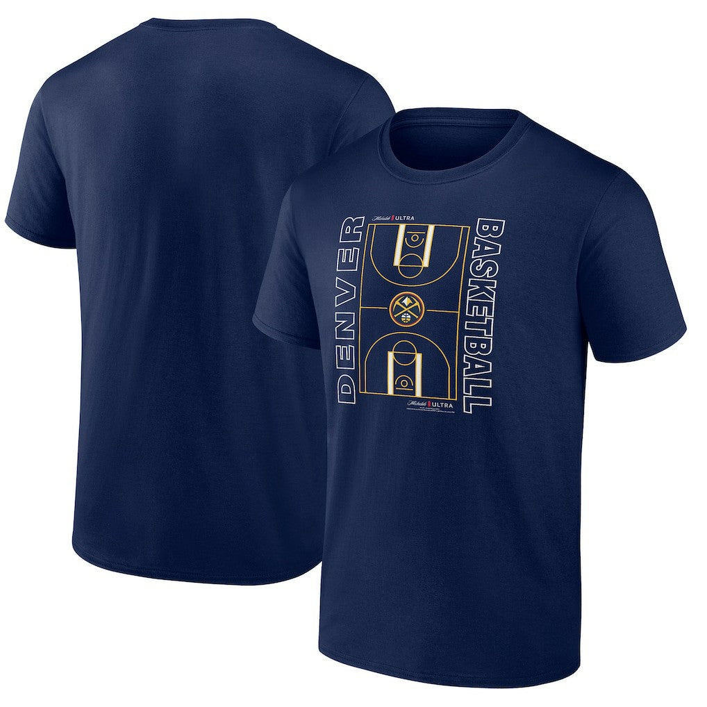 Denver Nuggets Michelob Ultra Full Court T-Shirt - Navy sale
