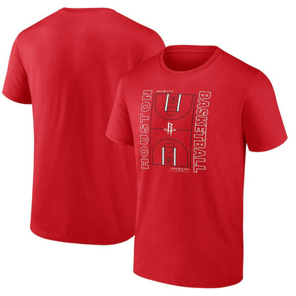Houston Rockets Michelob Ultra Full Court T-Shirt - Red on sale