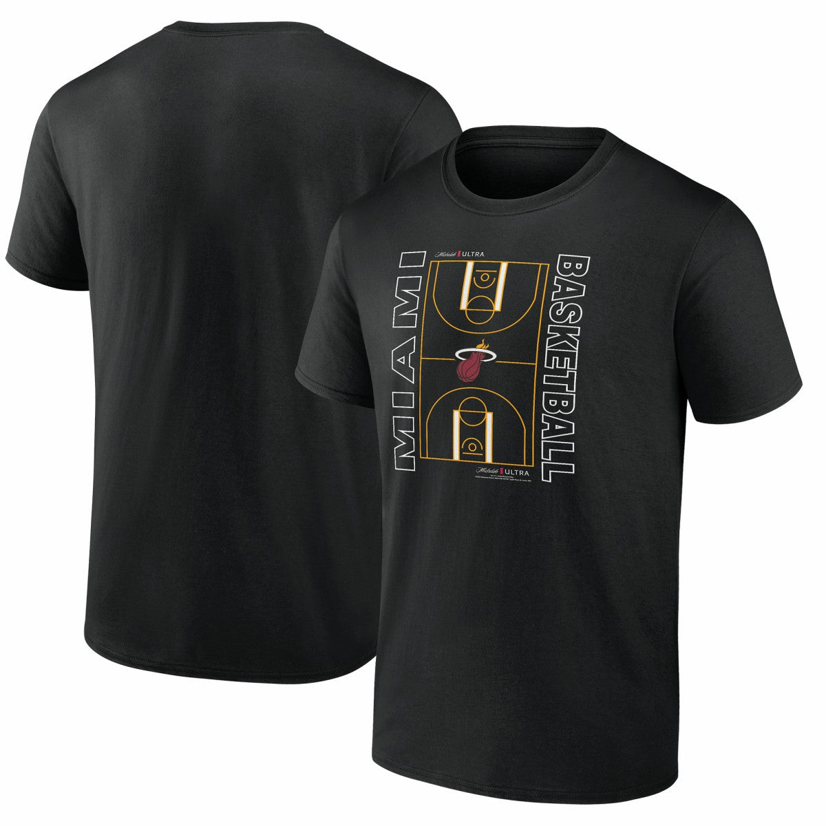 Miami Heat Michelob Ultra Full Court T-Shirt - Black outlet