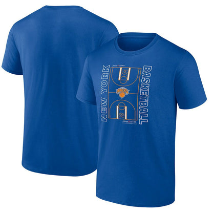 New York Knicks Michelob Ultra Full Court T-Shirt - Blue shop
