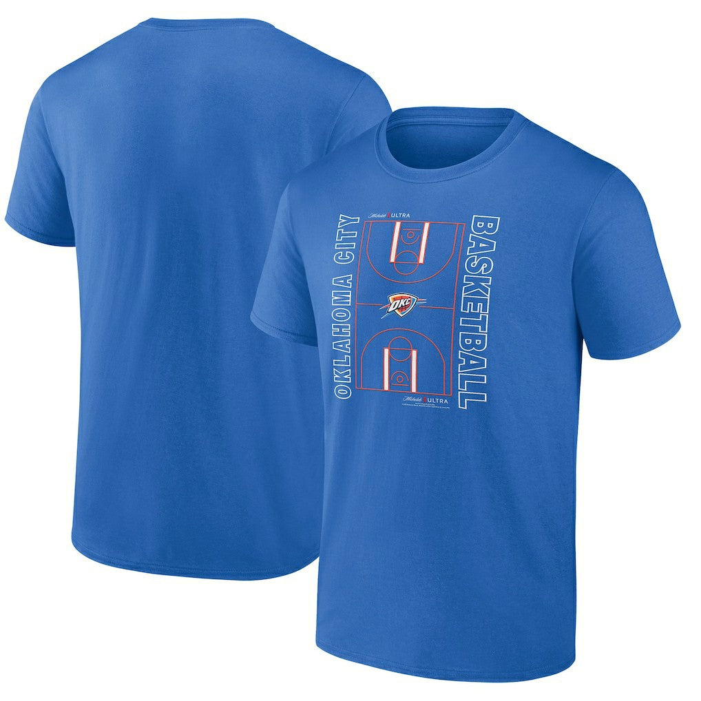 Oklahoma City Thunder Michelob Ultra Full Court T-Shirt - Blue sale