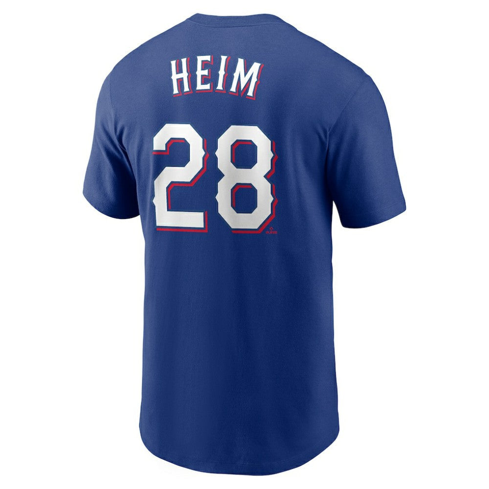 Jonah Heim Texas Rangers Youth Name & Number T-Shirt - Royal | Nike