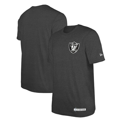 Las Vegas Raiders New Era 2024 NFL Training Camp T-Shirt - Heather Black discount