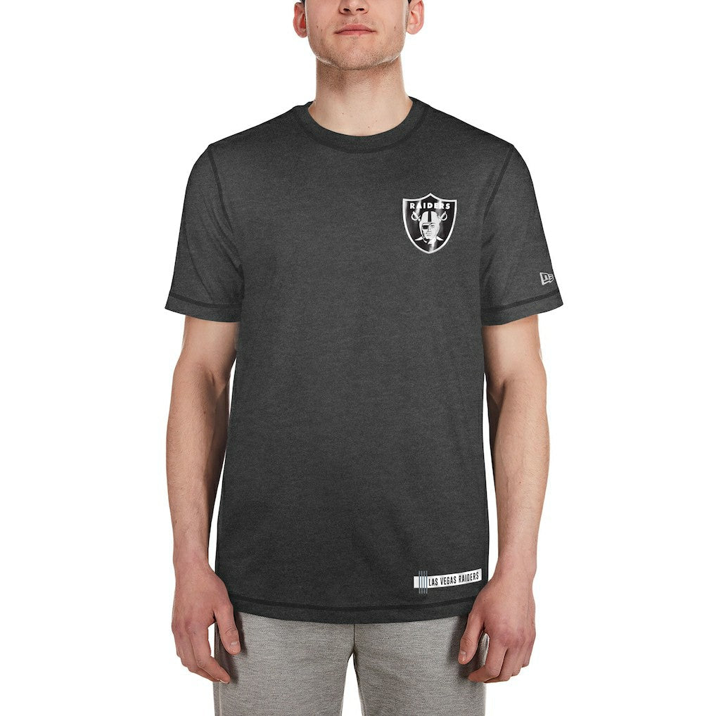 Las Vegas Raiders New Era 2024 NFL Training Camp T-Shirt - Heather Black discount