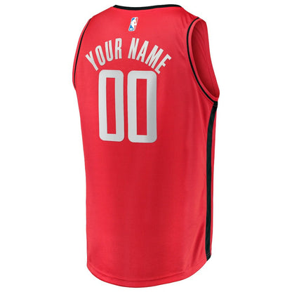 Houston Rockets Fast Break Custom Replica Jersey - Icon Edition - Red | Fanatics sale