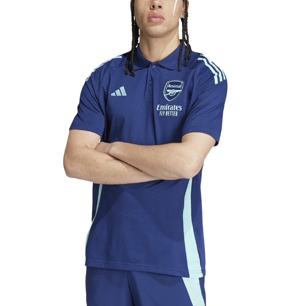 Arsenal Tiro 24 Polo - Blue | Adidas outlet