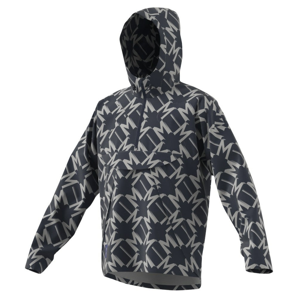 Manchester United 2024/25 Half-Zip Hoodie Windbreaker Jacket - Charcoal | Adidas outlet