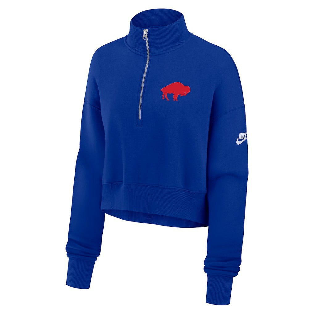 Buffalo Bills Women's Rewind Phoenix Half-Zip Sweatshirt - Royal | Nike sale