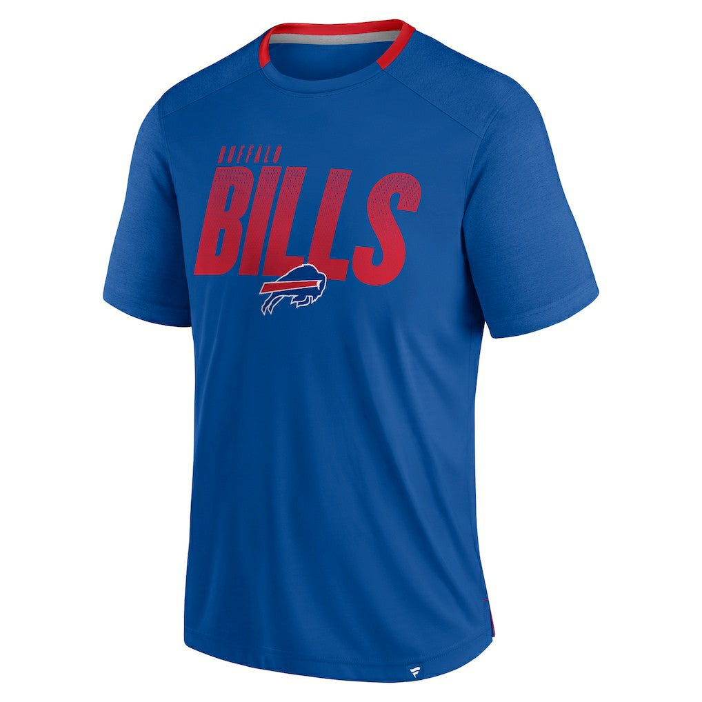 Buffalo Bills Defender Fade Slant T-Shirt - Royal on sale