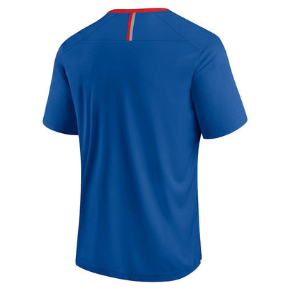 Buffalo Bills Defender Fade Slant T-Shirt - Royal on sale