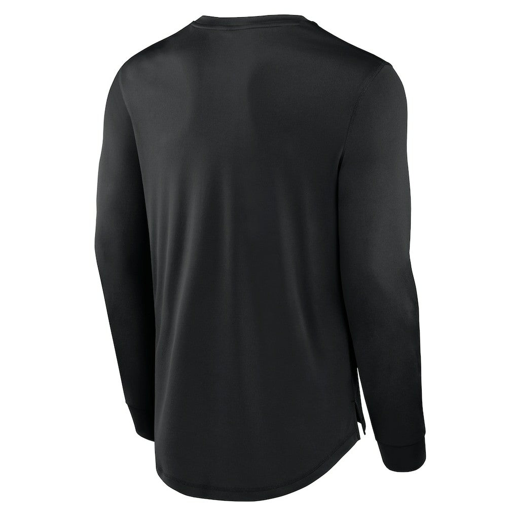 New England Patriots Blackout Long Sleeve T-Shirt - Black for sale