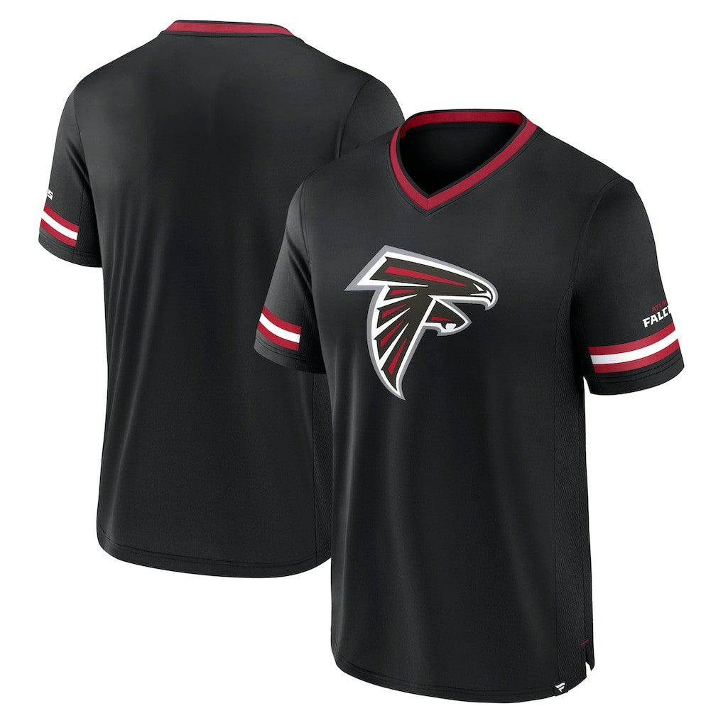 Atlanta Falcons Stripe Stacking T-Shirt - Black sale