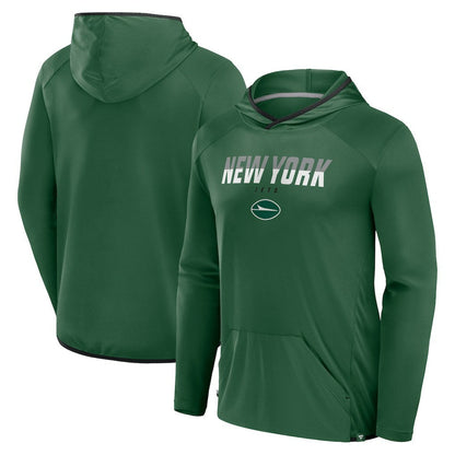 New York Jets Transitional Defender Hoodie Long Sleeve T-Shirt - Green for sale