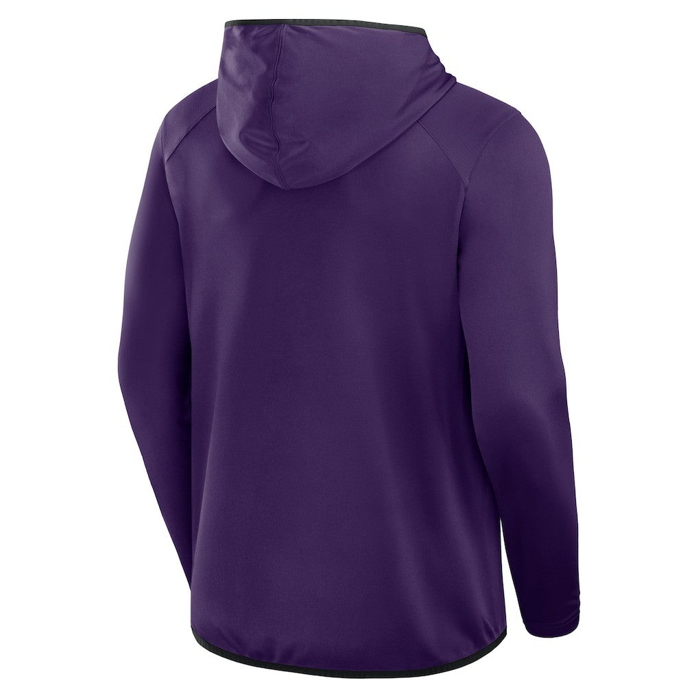 Baltimore Ravens Transitional Defender Hoodie Long Sleeve T-Shirt - Purple outlet