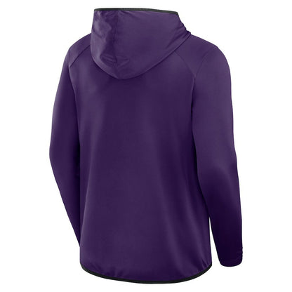 Baltimore Ravens Transitional Defender Hoodie Long Sleeve T-Shirt - Purple outlet