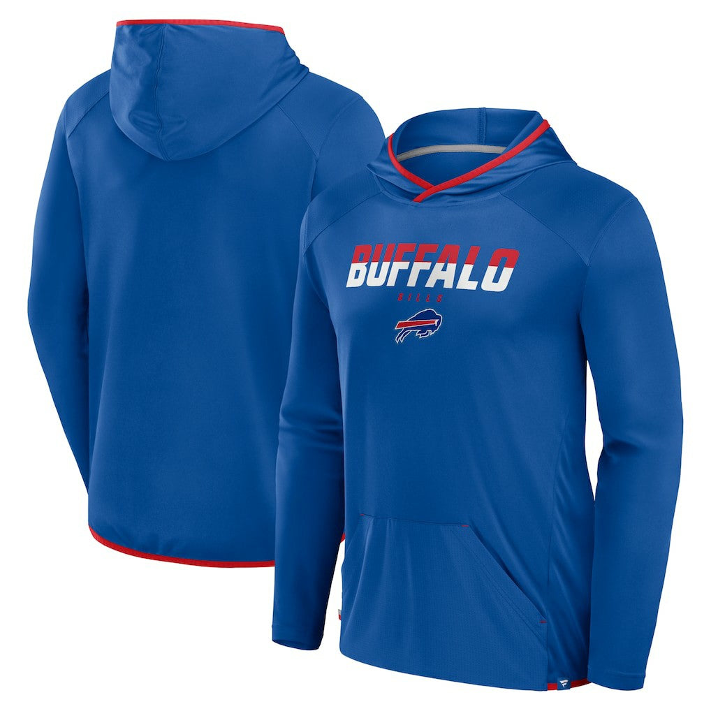 Buffalo Bills Transitional Defender Hoodie Long Sleeve T-Shirt - Royal discount