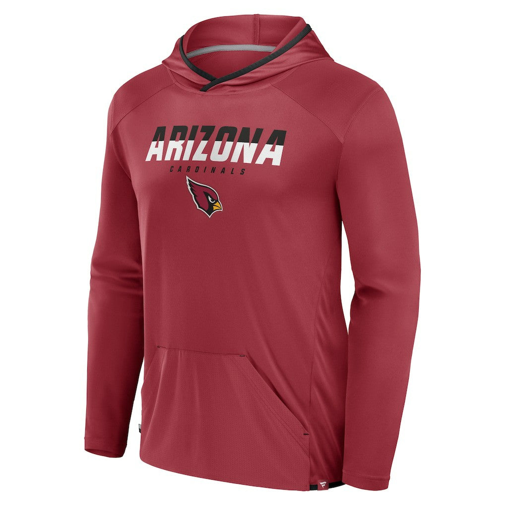 Arizona Cardinals Transitional Defender Hoodie Long Sleeve T-Shirt - Cardinal sale