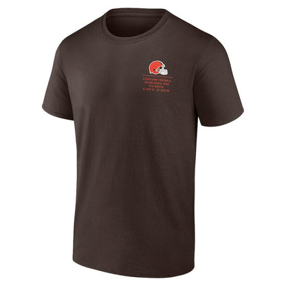 Cleveland Browns Repeat Stats T-Shirt - Brown for sale