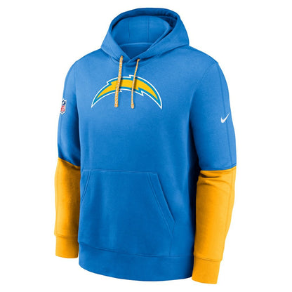 Los Angeles Chargers 2024 Sideline Club Pullover Hoodie - Powder Blue | Nike sale