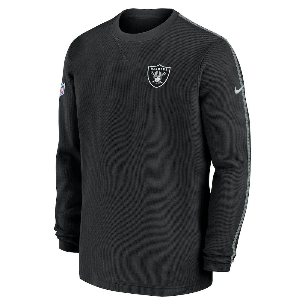 Las Vegas Raiders 2024 Sideline Coaches Long Sleeve Top - Black | Nike for sale
