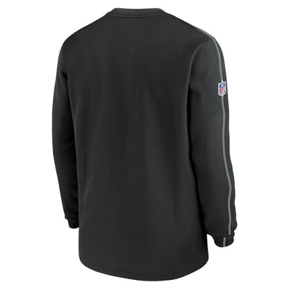 Las Vegas Raiders 2024 Sideline Coaches Long Sleeve Top - Black | Nike for sale