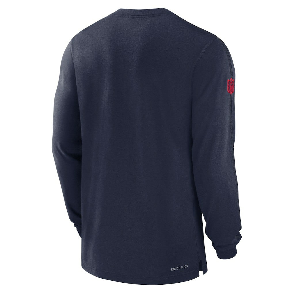 New England Patriots Sideline Player Performance Long Sleeve T-Shirt - Navy | Nike sale