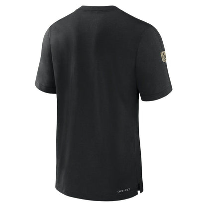 New Orleans Saints Sideline Player Performance T-Shirt - Black | Nike sale