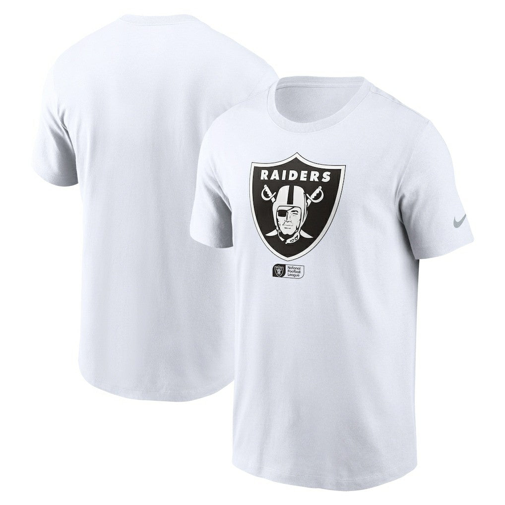 Las Vegas Raiders Faded Essential T-Shirt  - White | Nike outlet