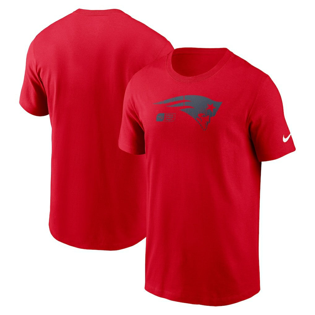 New England Patriots Faded Essential T-Shirt  - Red | Nike cheap